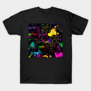 Colorful Paint Splatter T-Shirt